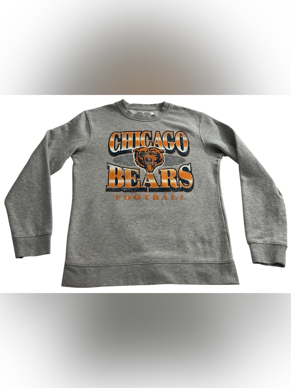 Fanatics Chicago Bears Crewneck Sweatshirt Gray Size M NFL Football